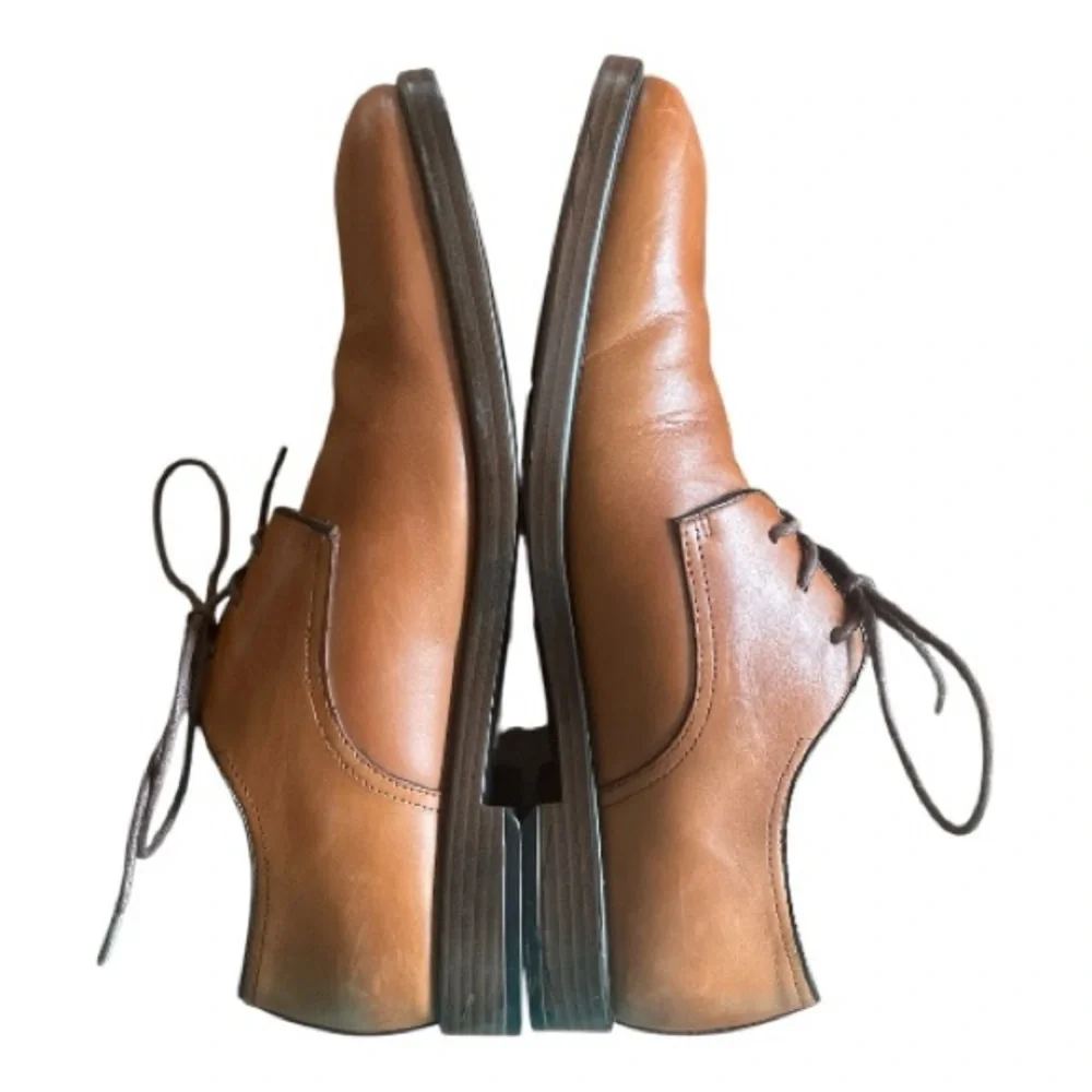 Giorgio Brutini Brown Leather Oxfords